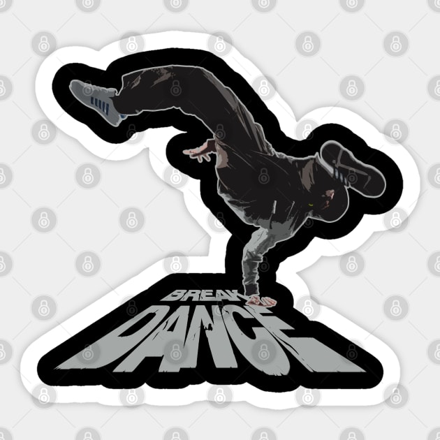 break dance, bronx dance Sticker by hottehue